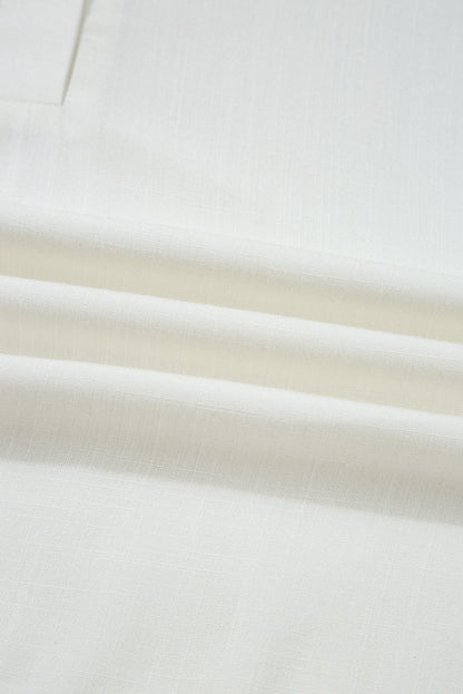 Collared Drop Shoulder