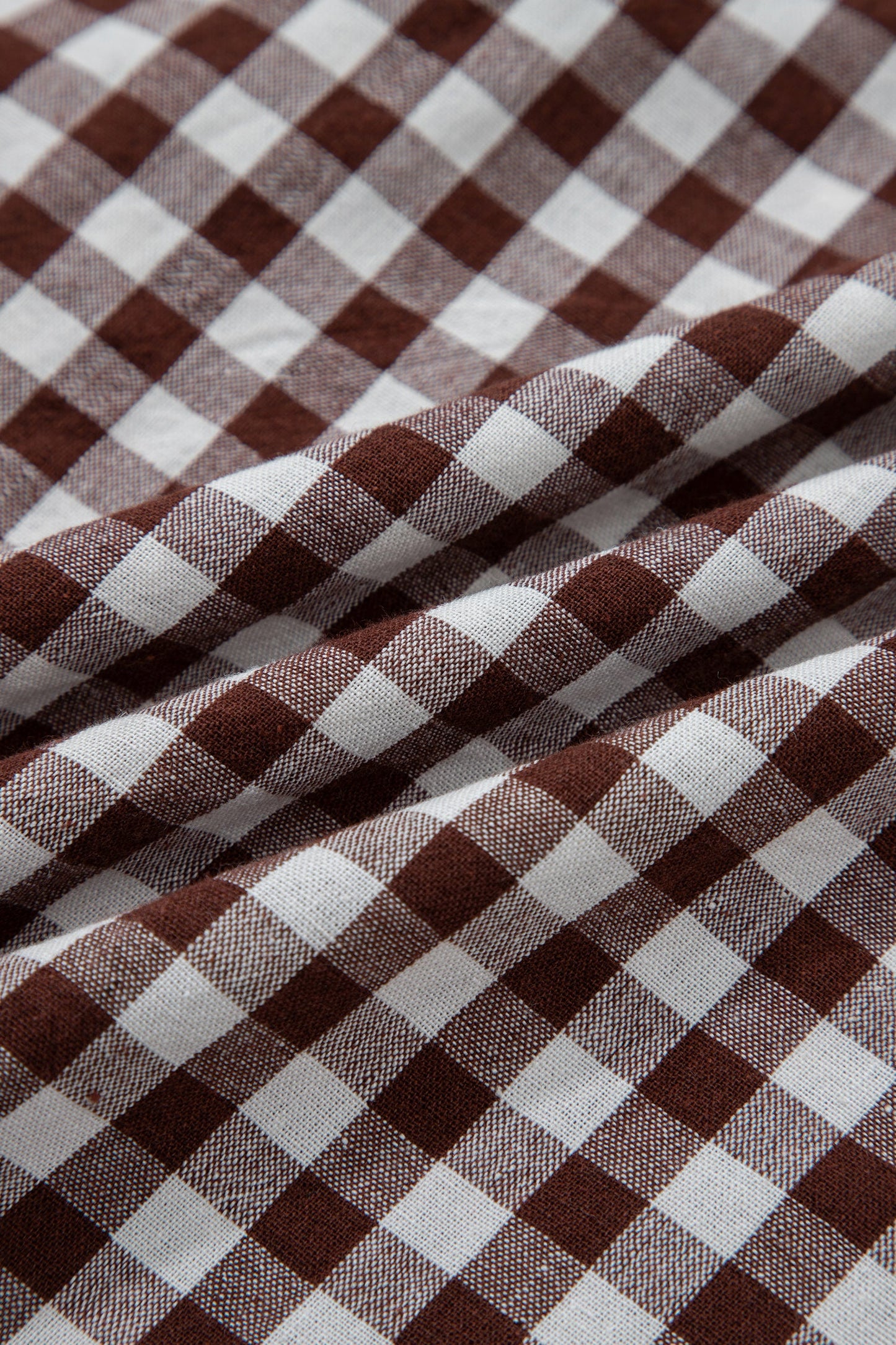 Gingham Zipped Maxi Dress
