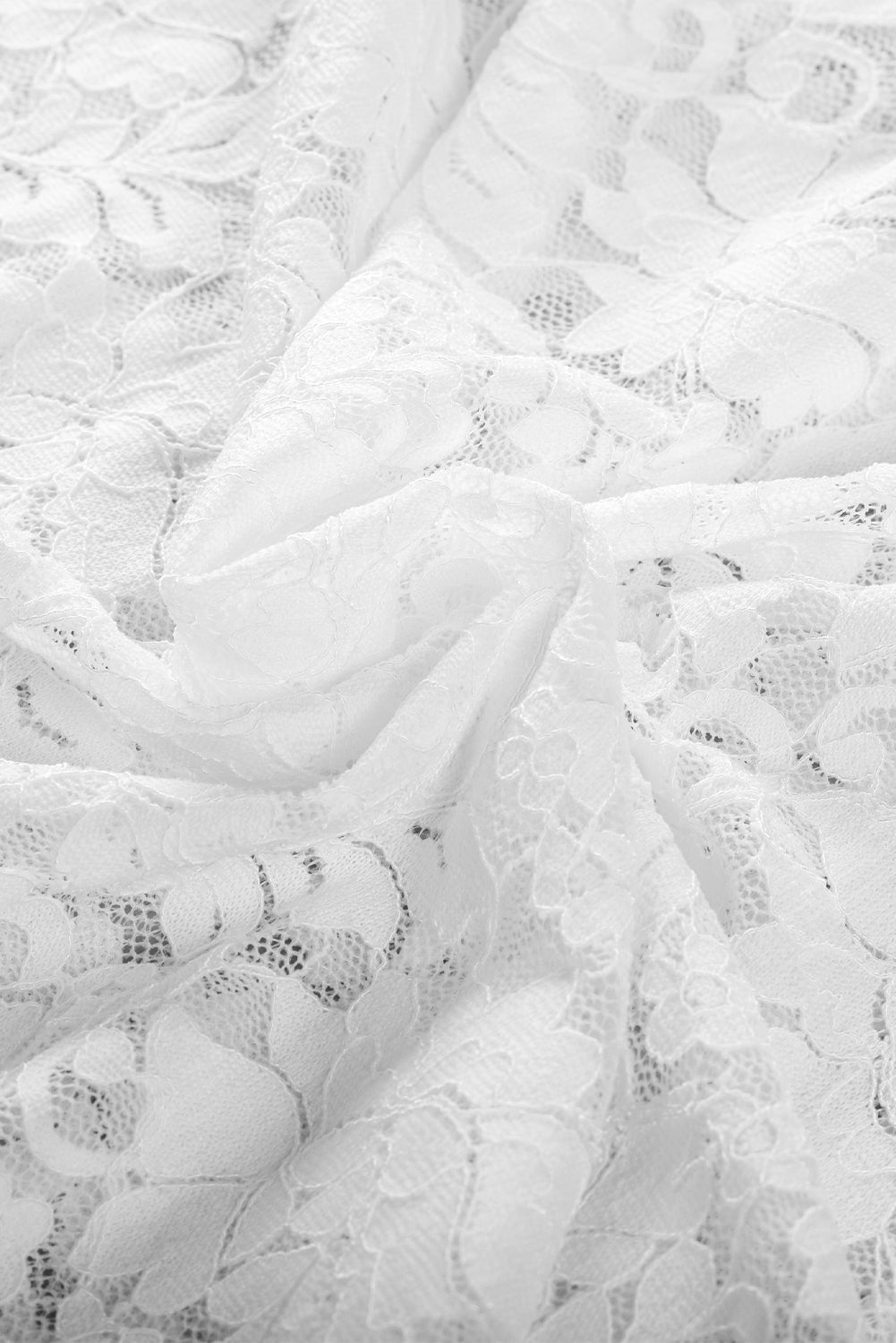 Floral Lace Puff Sleeve Blouse