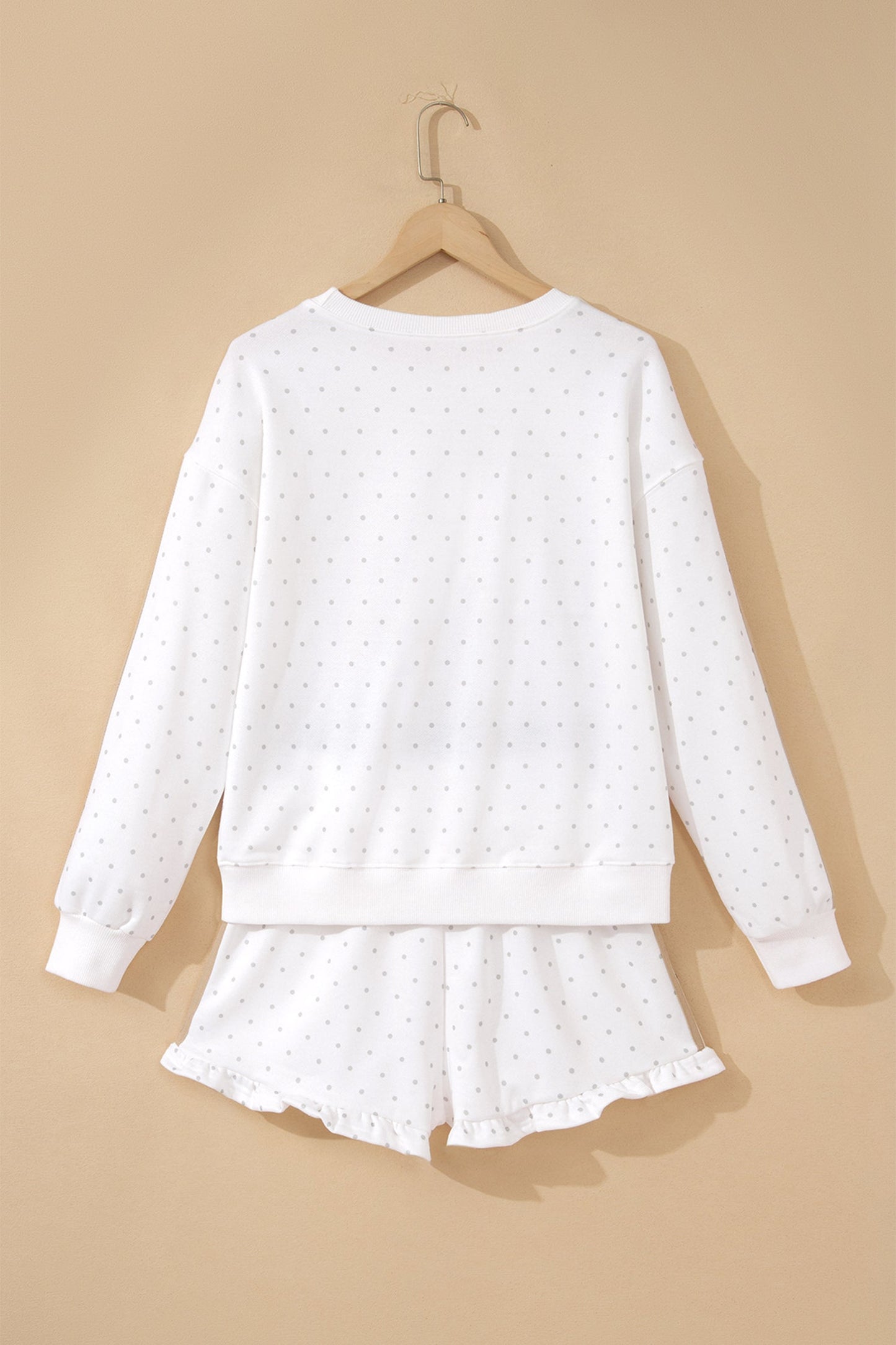 Polka Dot Side Stripe Detail Set