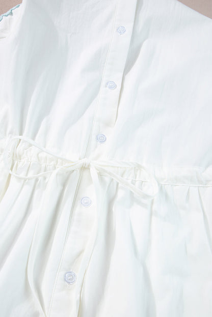 Ricrac Trim Dress