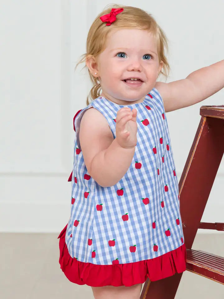 Apple Orchard Gingham Ruffle Set