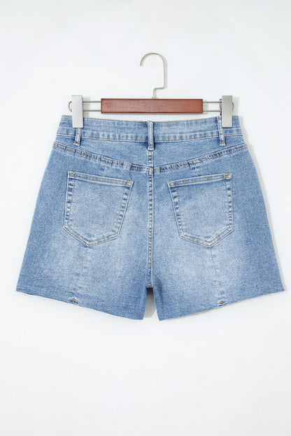 Raw Hem Shorts