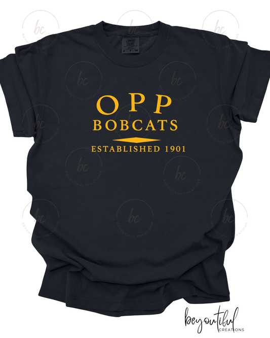 Opp Bobcats Arched