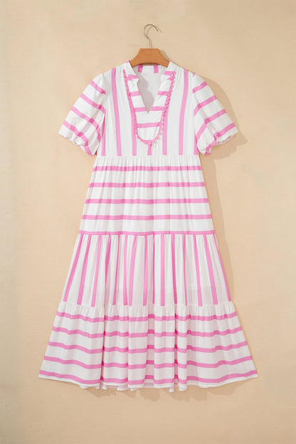 Stripe Ricrac Dress