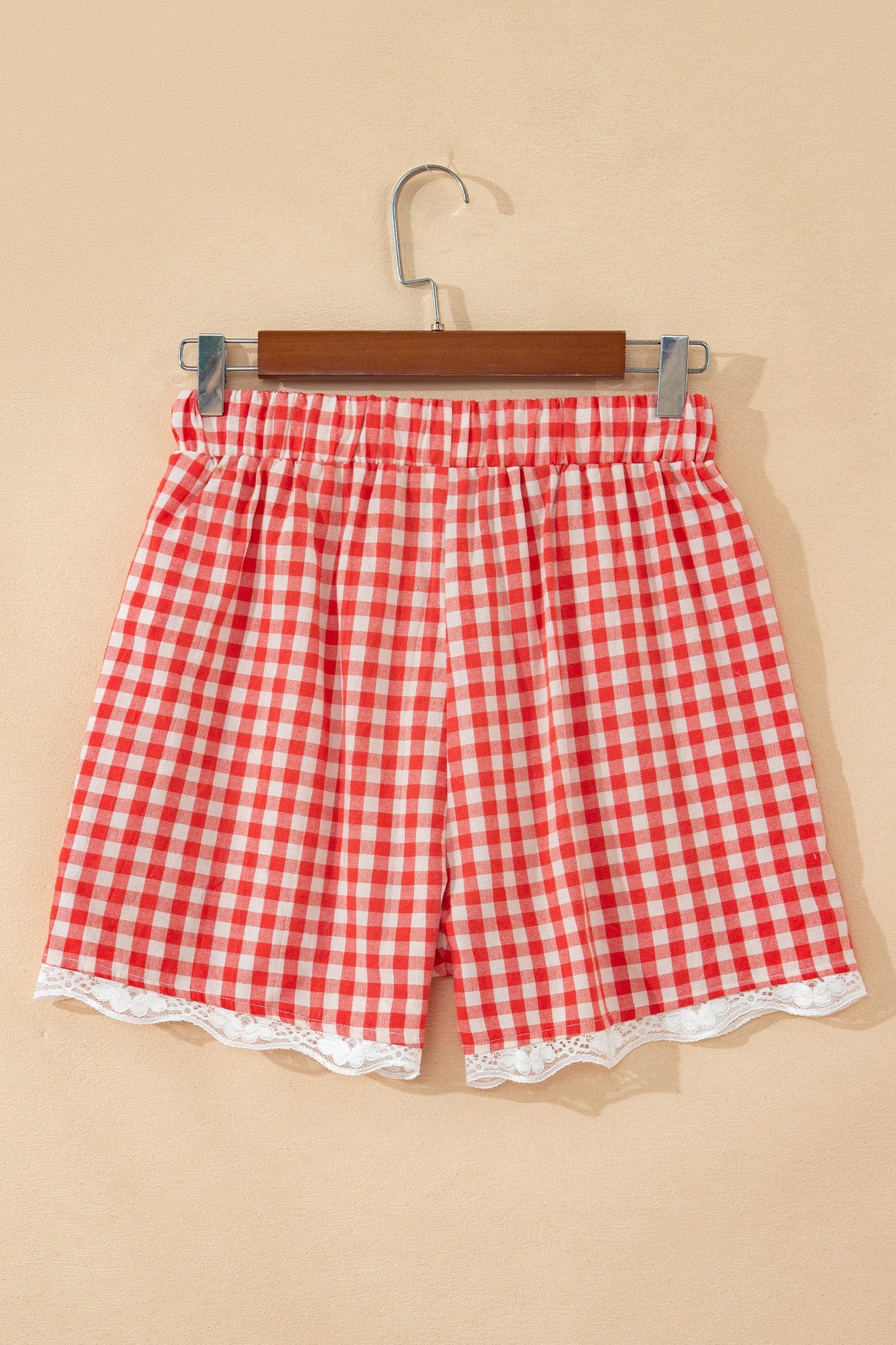 Gingham Hem Shorts
