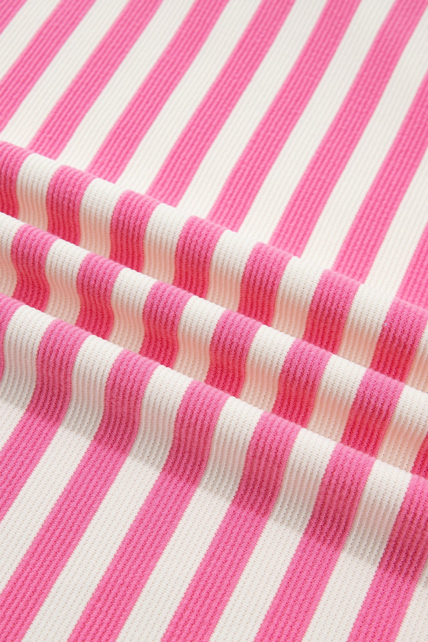 Stripe Contrast Patchwork Tee