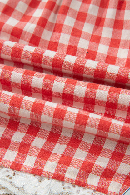 Gingham Hem Shorts