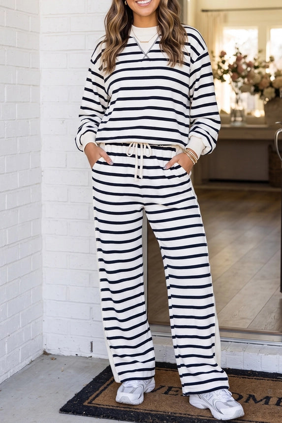 Stripe Mock Reverse Seam Set