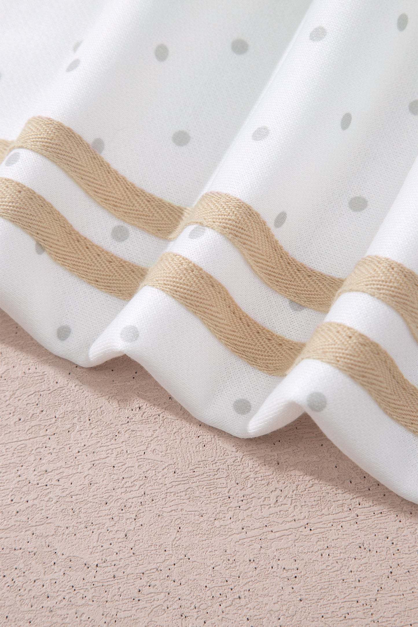 Polka Dot Side Stripe Detail Set