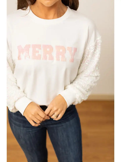 Merry Sequins Sweater