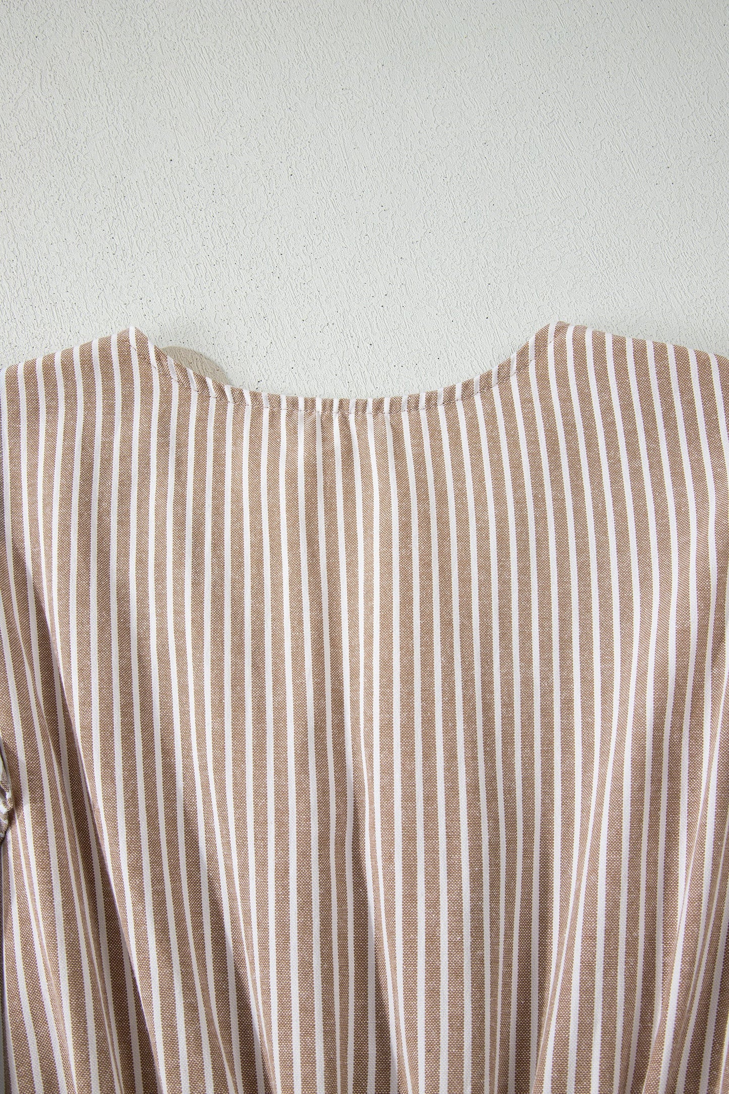 Buttoned V-Neck Maxi Dress
