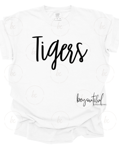 Youth Tigers Script Sweatshirt