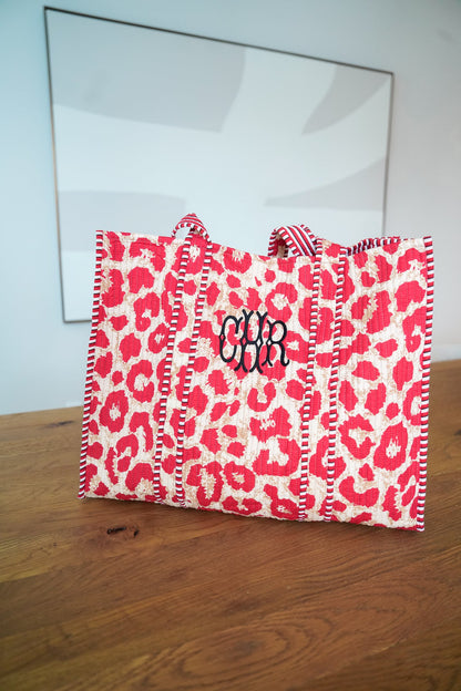Quilted Block-Print - Leopard Collection | Customizable