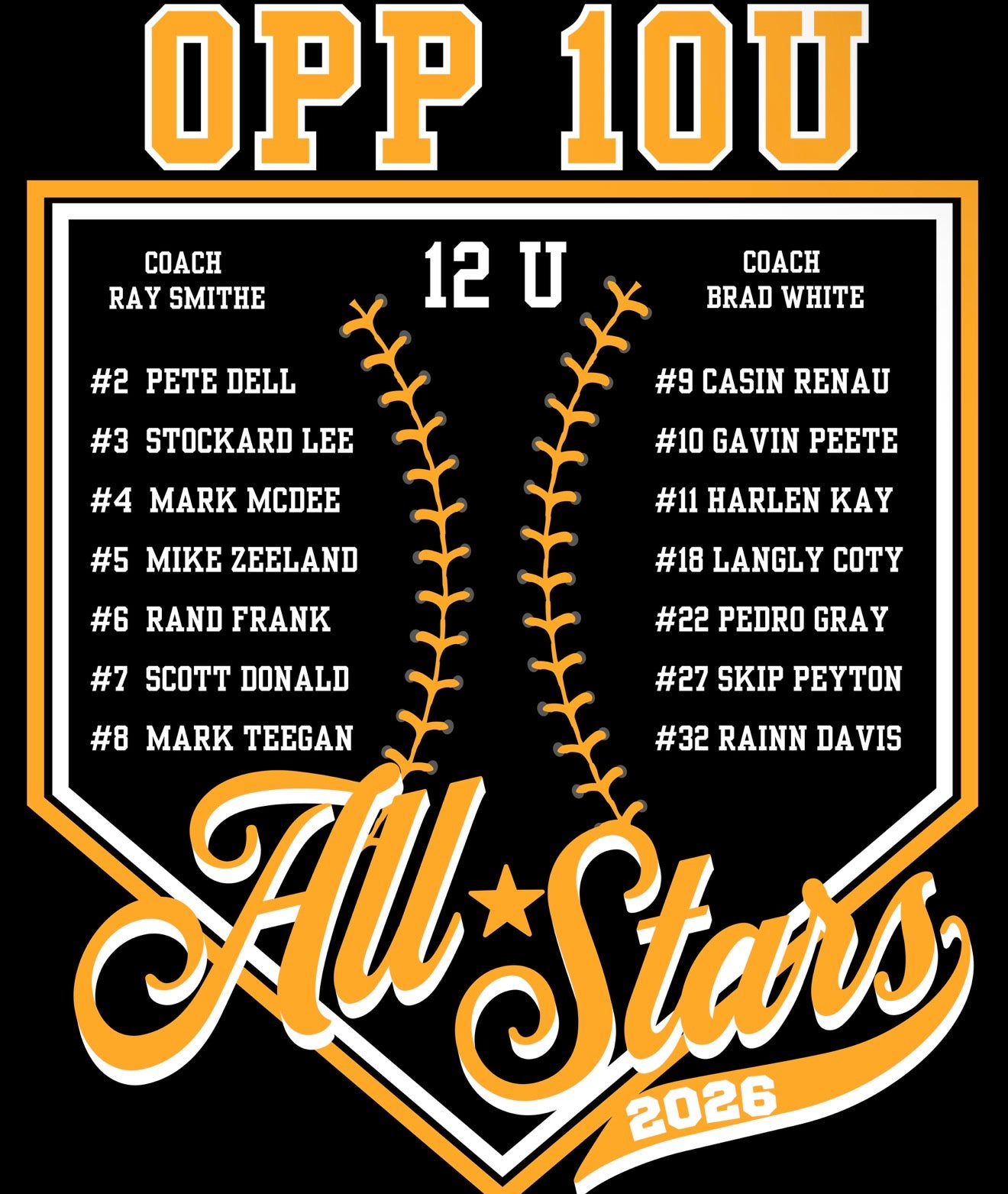 10U Drifit Roster Tee