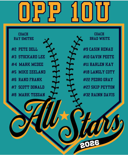 10U Drifit Roster Tee