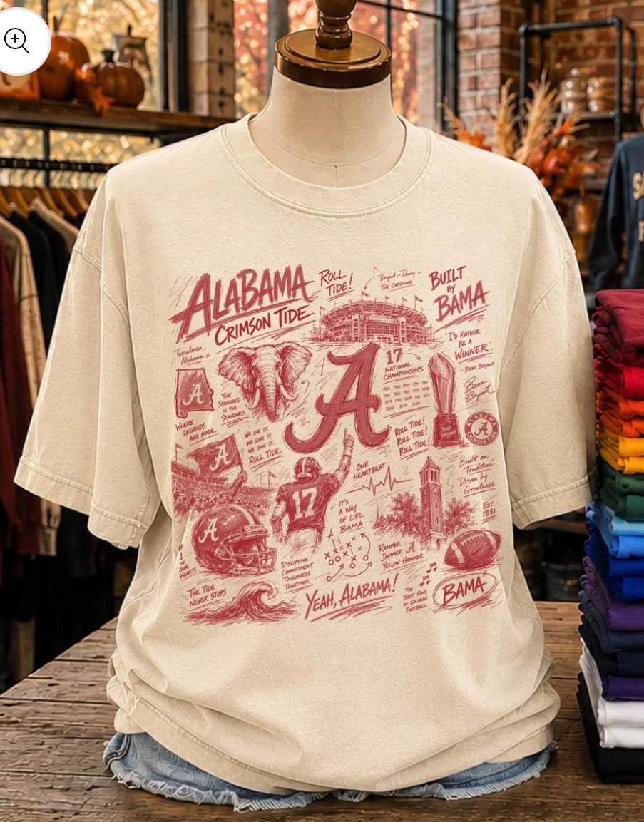 Alabama Collage Tee
