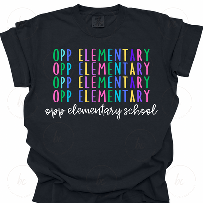Colorful School/Occupation Tee