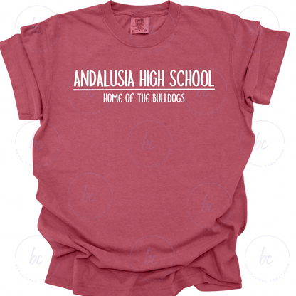 Youth Simple White Font School Tees