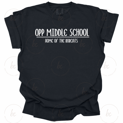 Youth Simple White Font School Tees