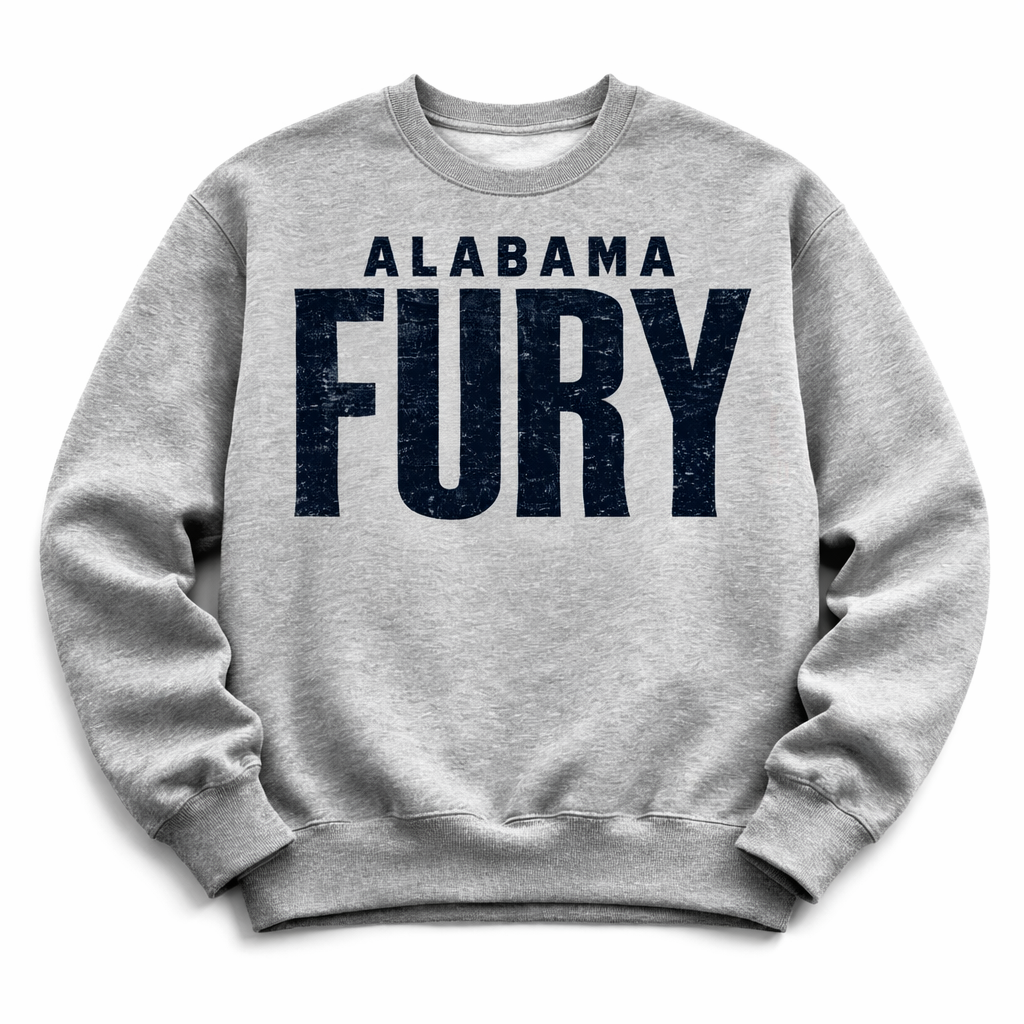 Fury Distressed Mascot Sweatshirt