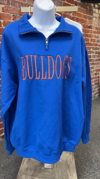Custom Mascot Quarter Zip with Pockets