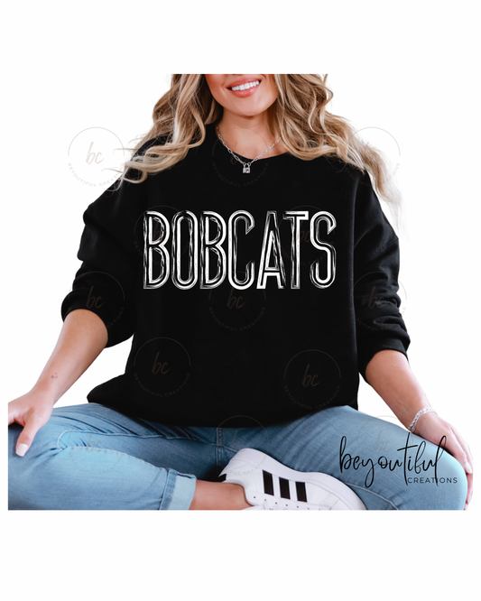 Youth- Distressed Mascot Sweatshirt