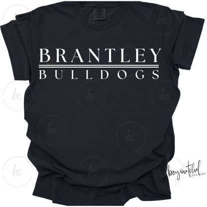 Simple Mascot on Black Tee