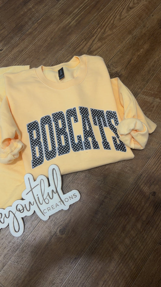 Polka Dot Inspired Mascot Crewneck - Opp