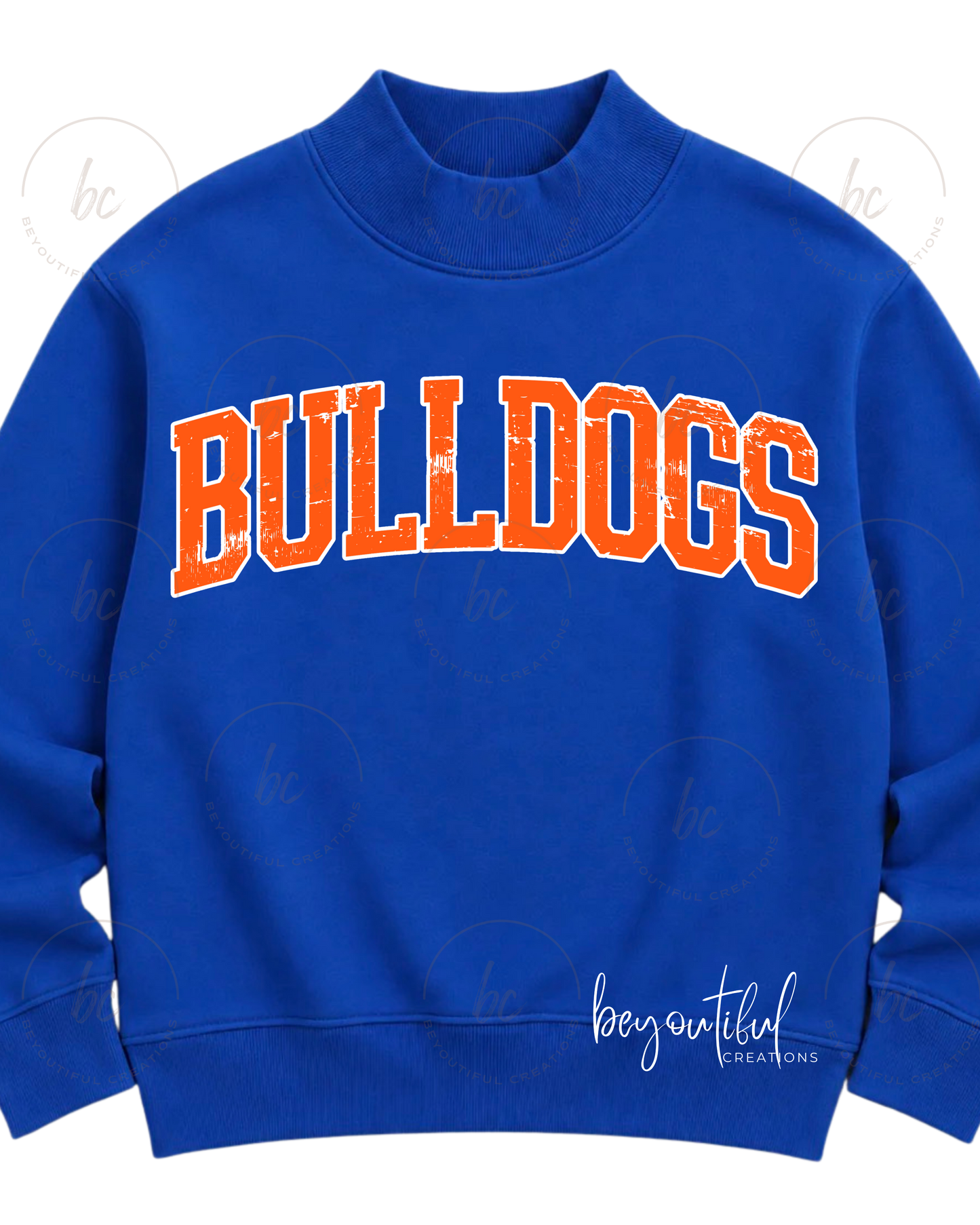 Custom Mock Neck Sweatshirt