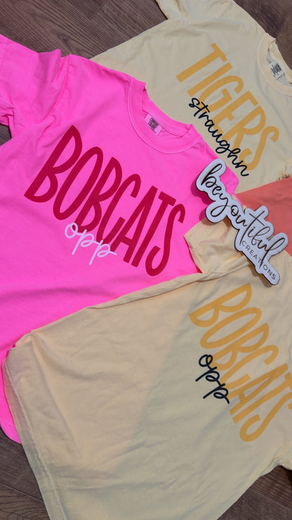TWO TONED MASCOT TEES