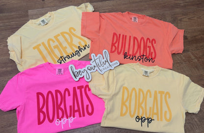 TWO TONED MASCOT TEES