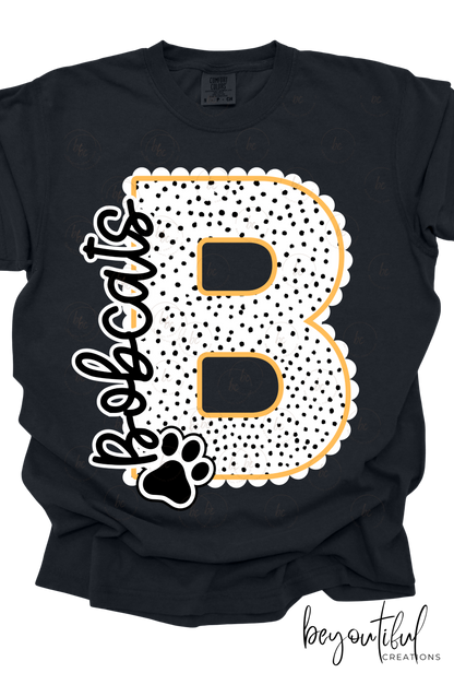 Scalloped Custom Mascot