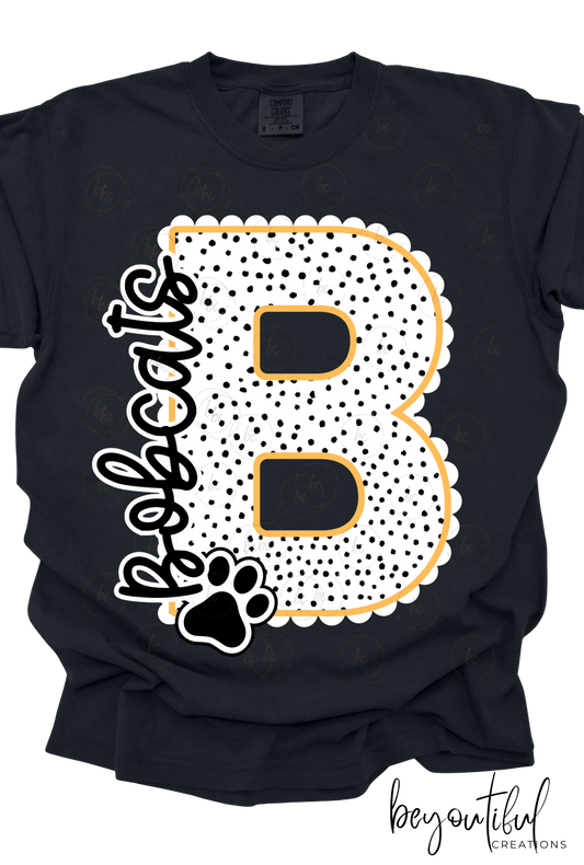 Scalloped Custom Mascot