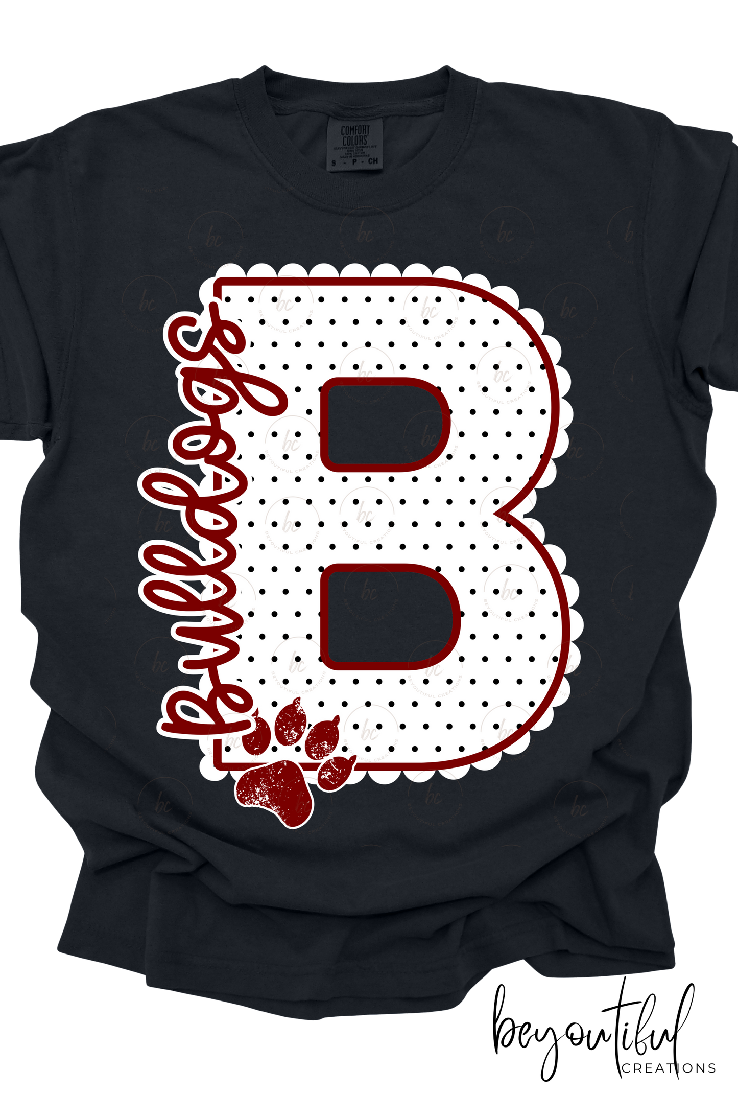 Scalloped Custom Mascot
