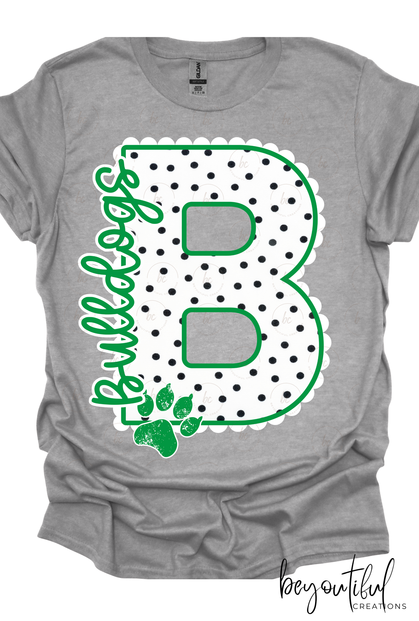 Scalloped Custom Mascot