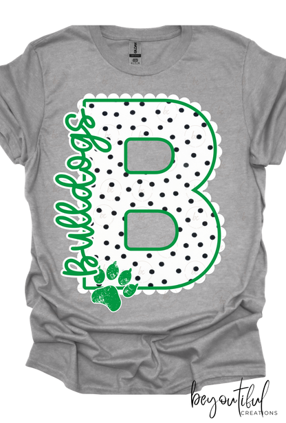 Scalloped Custom Mascot