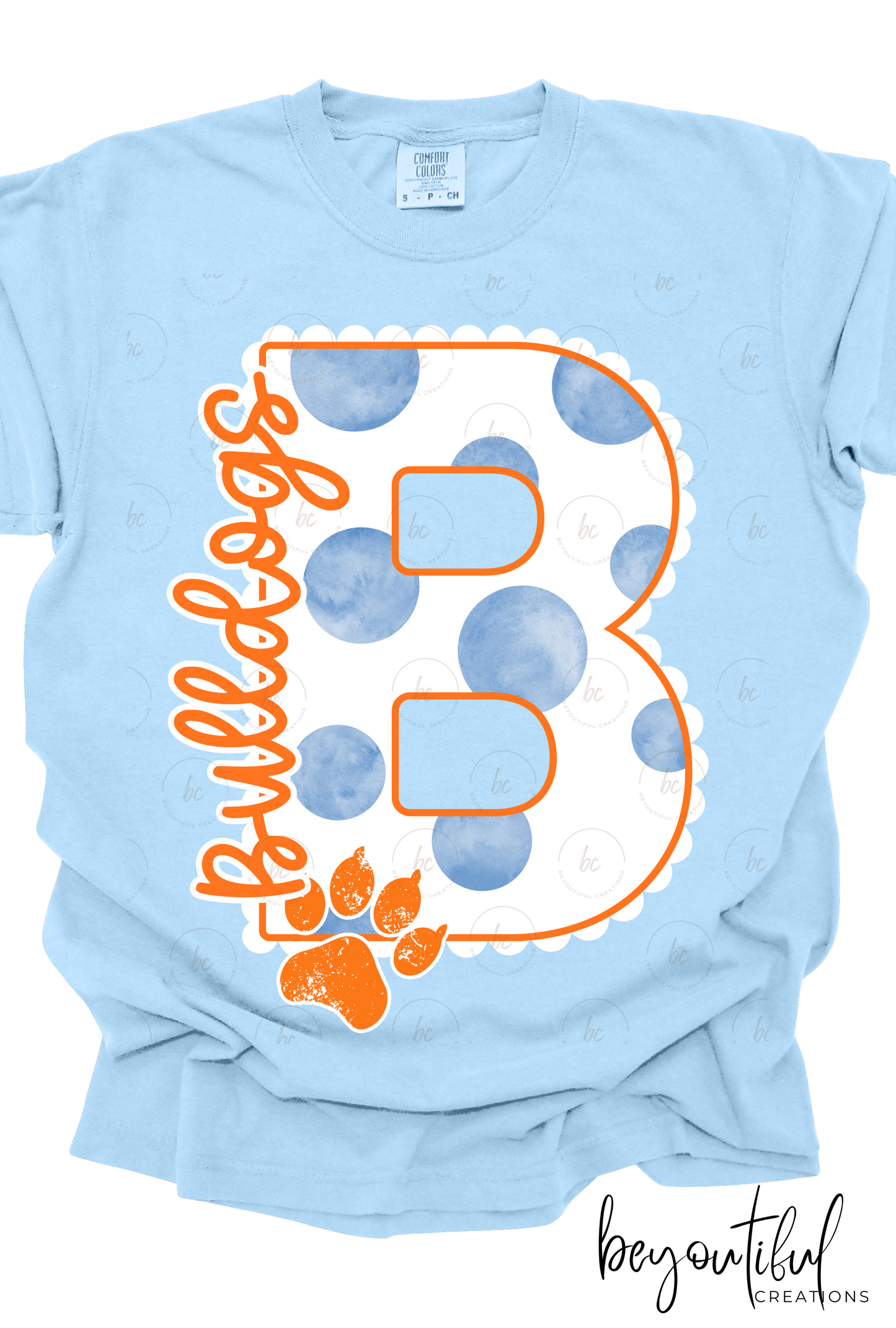Scalloped Custom Mascot