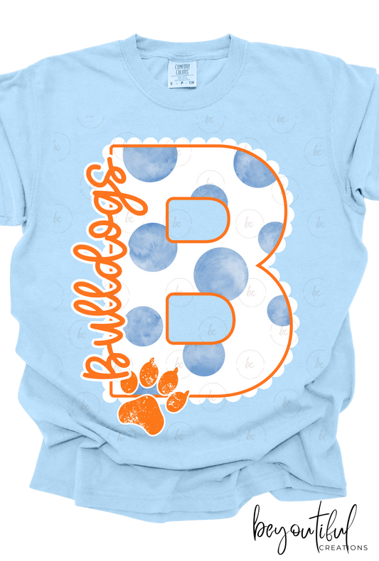 Scalloped Custom Mascot