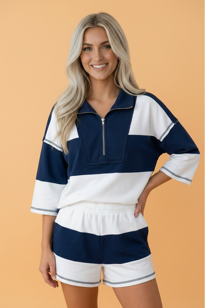 Reverse Seam Short Set
