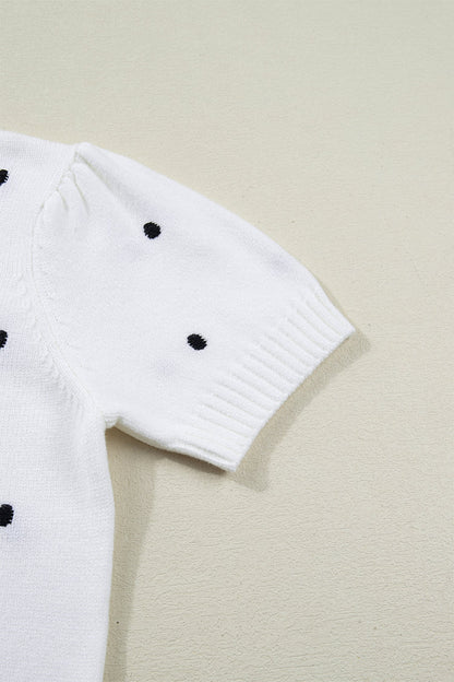 Bubble Short Sleeve Sweater