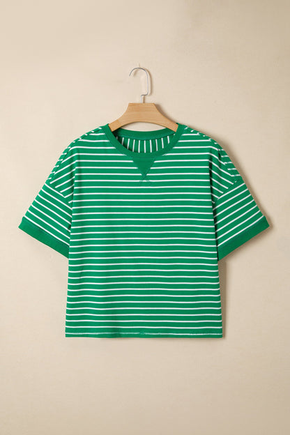 Stripe Ribbed Tee