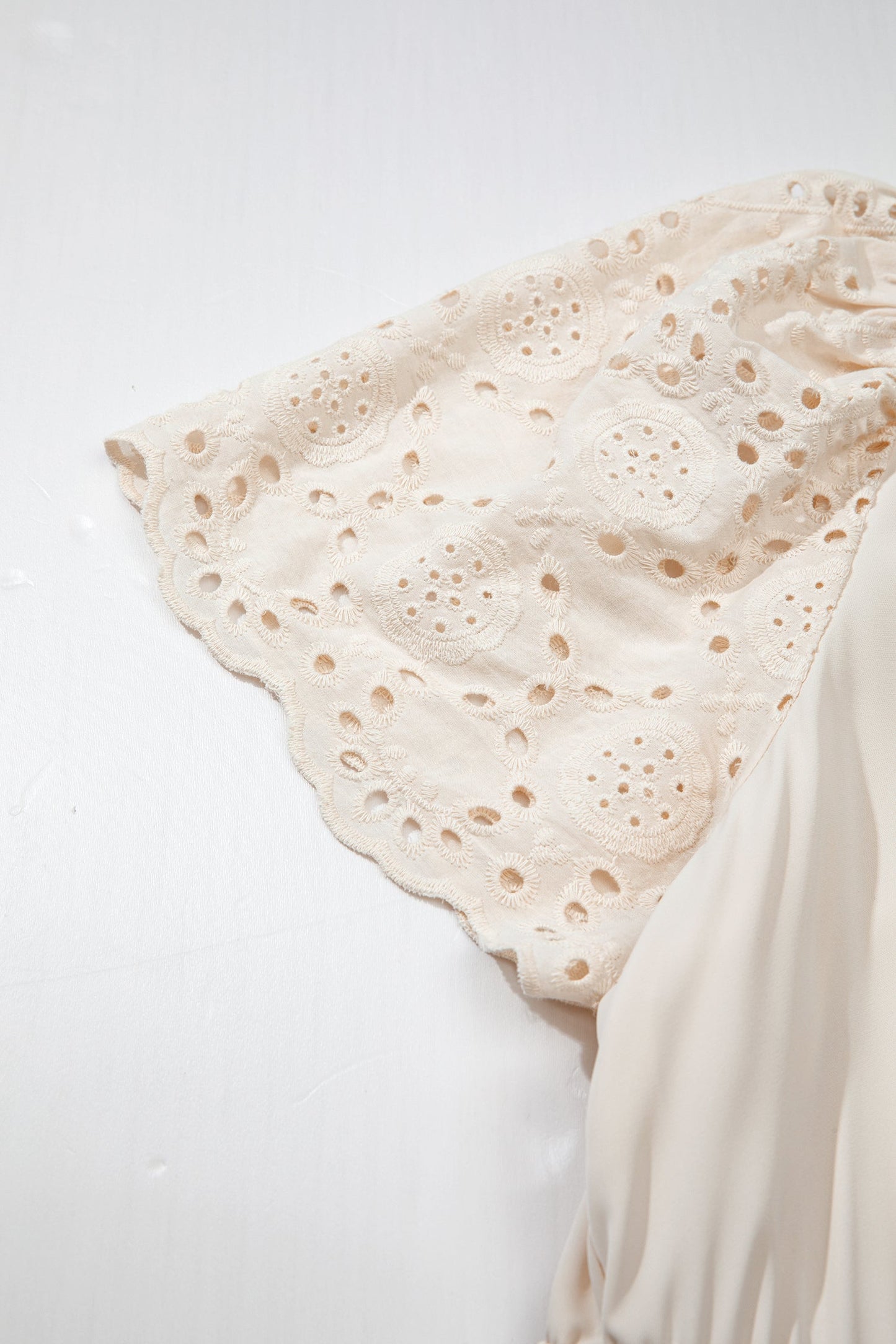 Eyelet Patchwork Dress