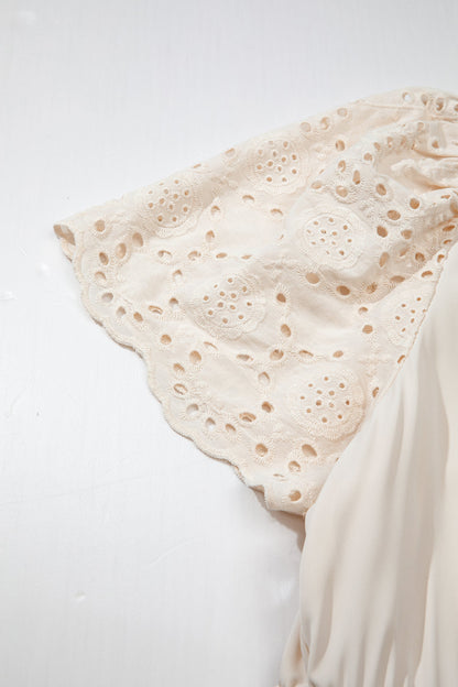 Eyelet Patchwork Dress