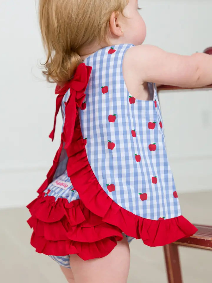 Apple Orchard Gingham Ruffle Set