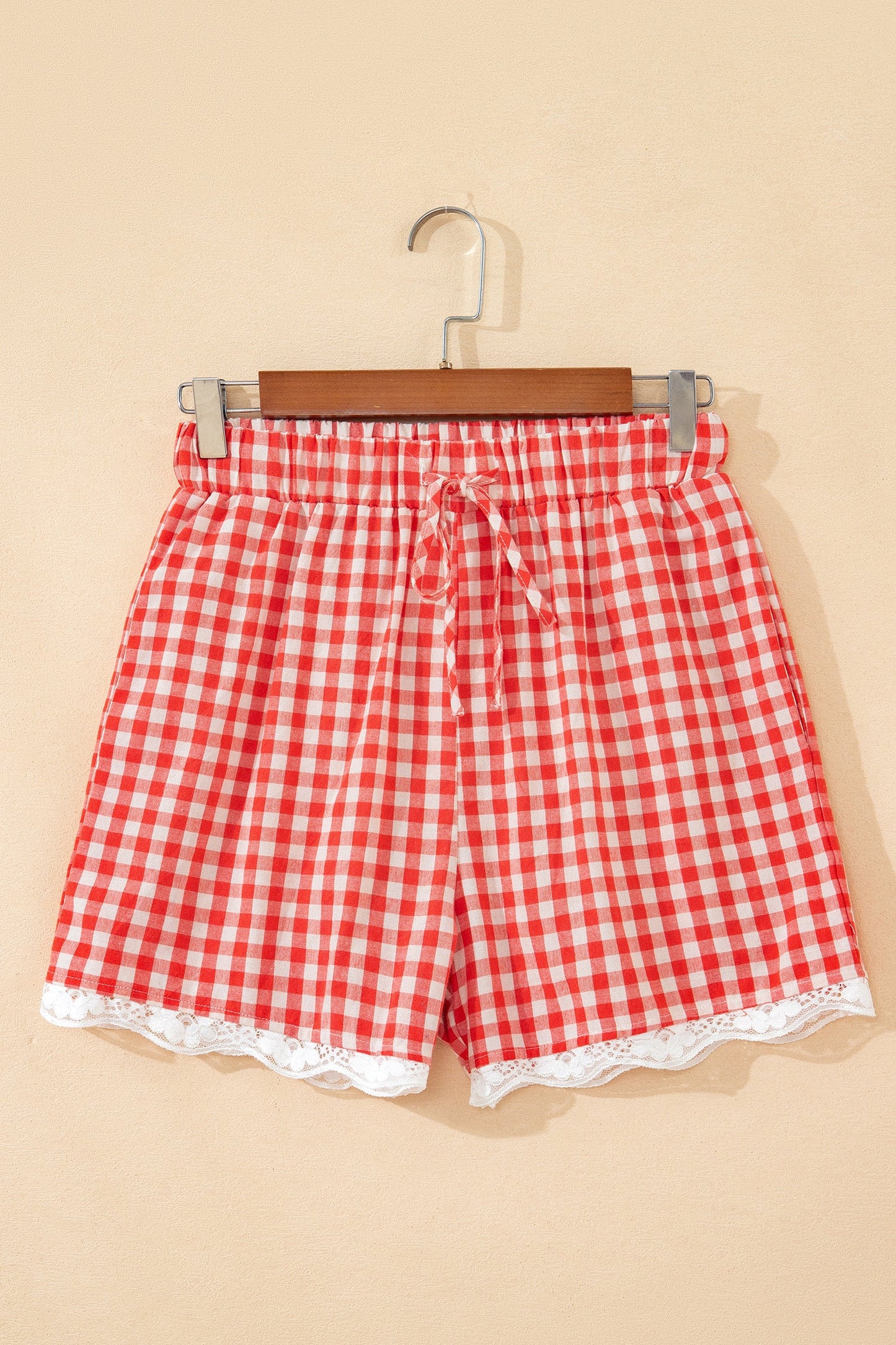 Gingham Hem Shorts