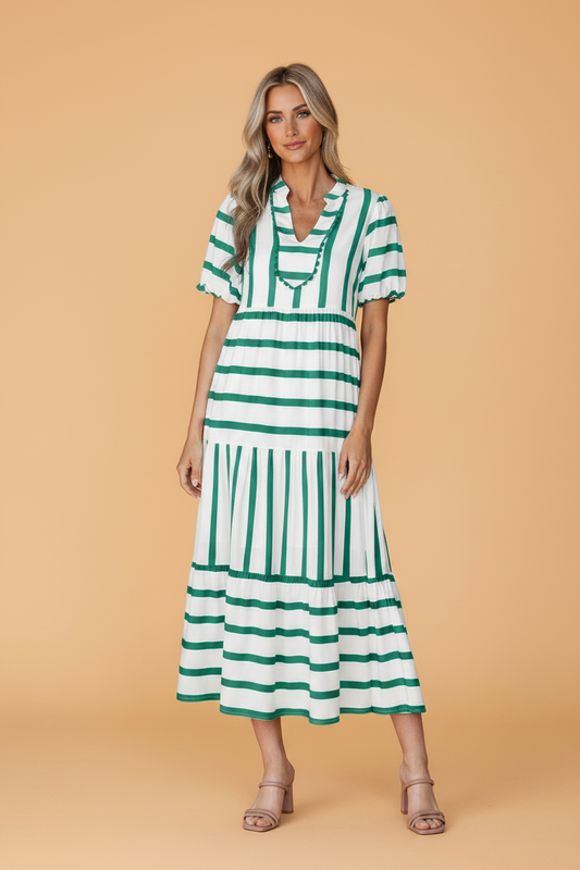 Ricrac Trim Dress