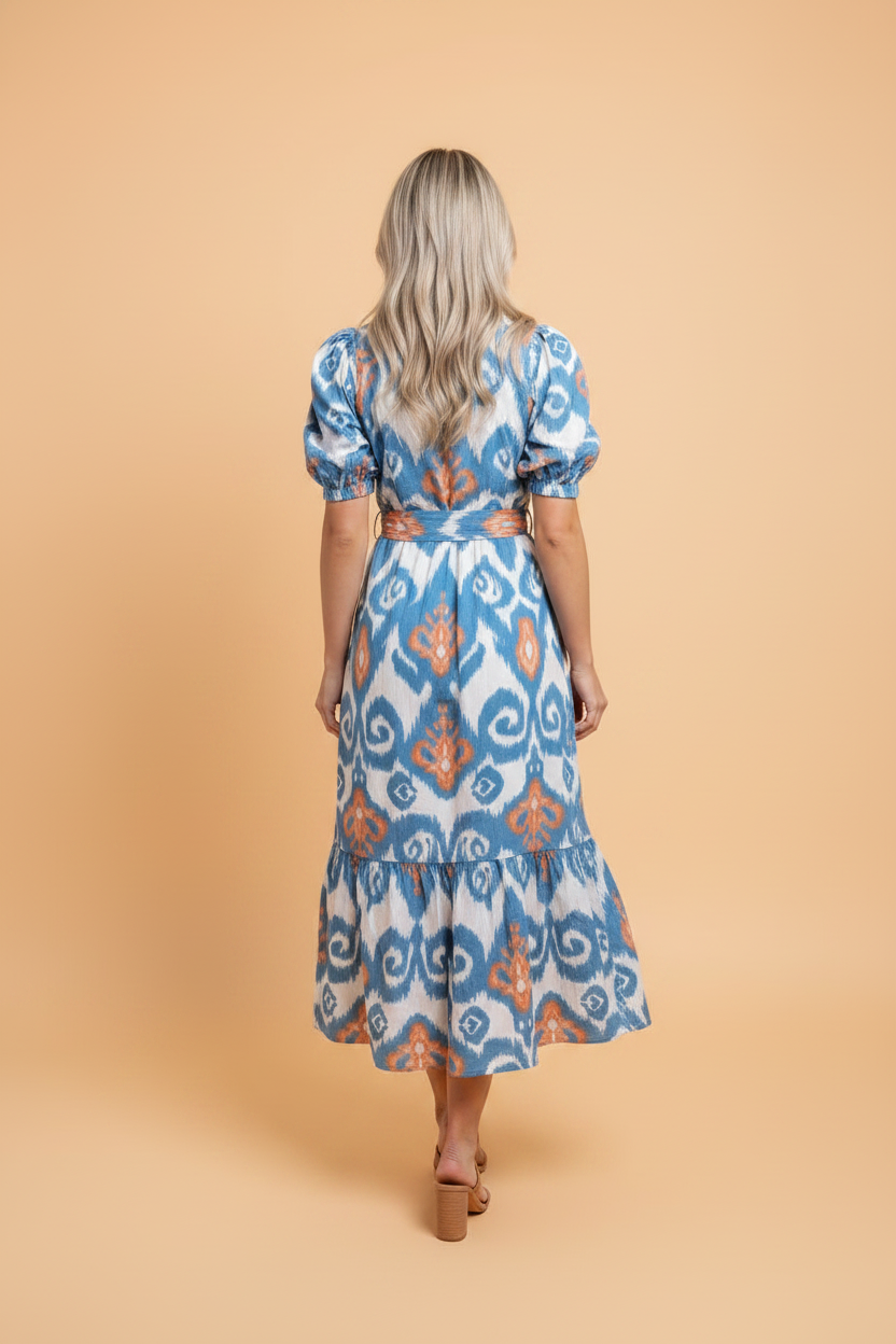 Boho Puff Sleeve Dress