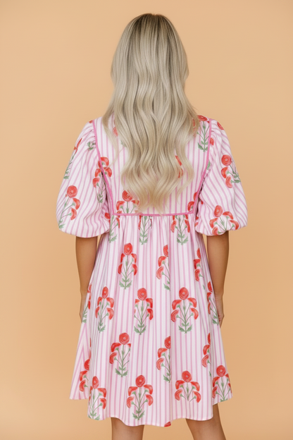 Pink Stripe Dress
