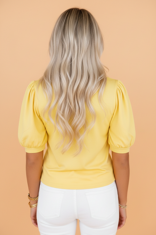 Puff Sleeve Topp